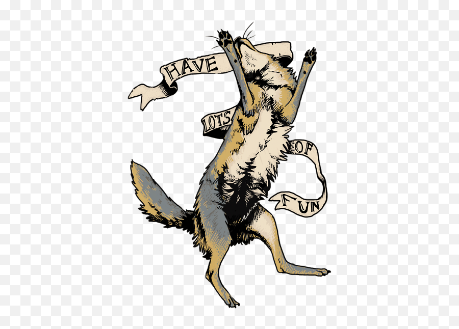 Clipart Download Art Crazywidow Info - Transparent Coyote Mexican Red Fox Emoji,Coyote Emoji