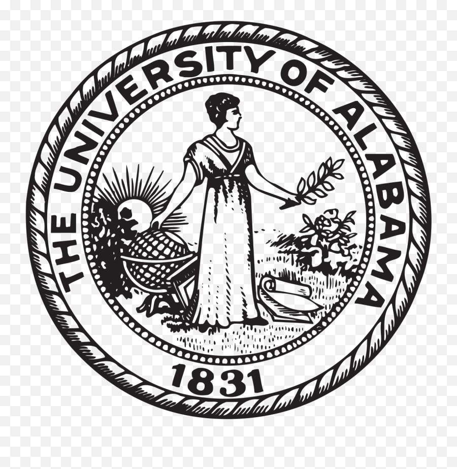 Alabama Clipart University Alabama - Old University Of Alabama Logo Emoji,Alabama Emoji