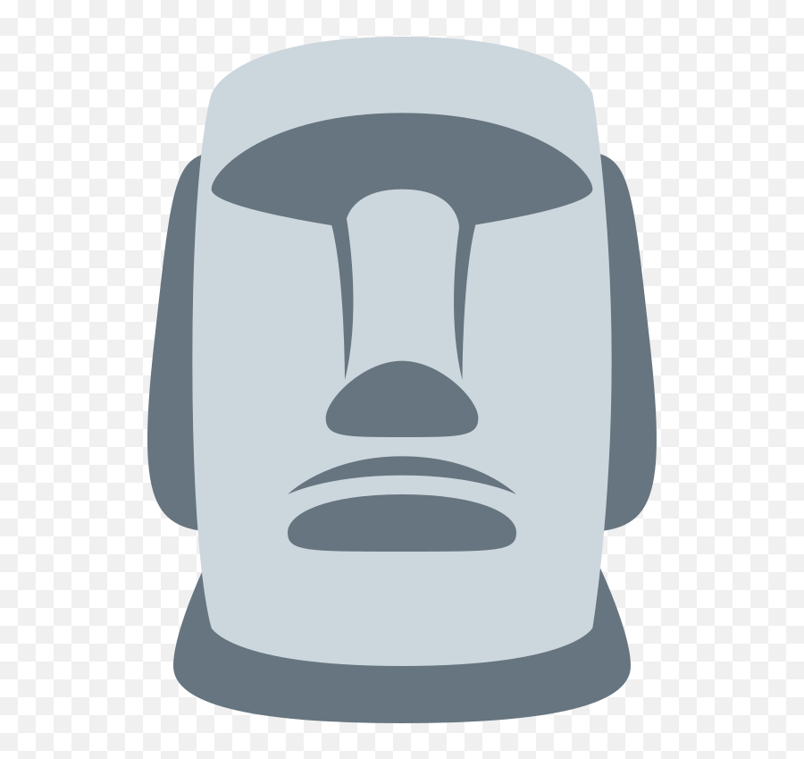 Twemoji2 1f5ff - Statue Ile De Paque Dessin Emoji,Laughing Face Emoji