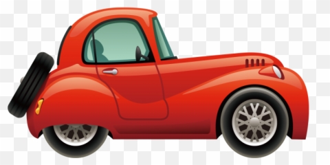 Red Car Clipart Png - Antique Emoji