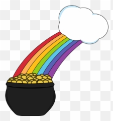 Free Picture Of A Pot Of Gold Download Free Clip Art Free - Rainbow Pot Of Gold Clip Art Emoji,Pot Of Gold Emoji
