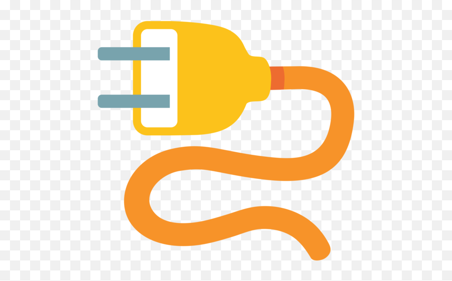 Electric Plug Emoji - Electricity Emoji,Electric Emoji
