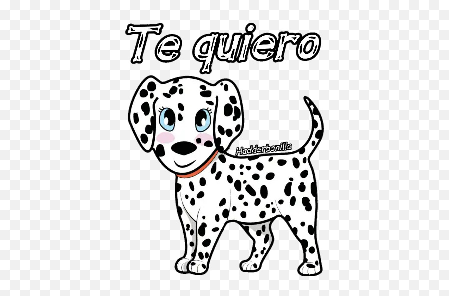 101 Dálmatas Stickers For Whatsapp - Dalmatian Emoji,Dalmatian Emoji