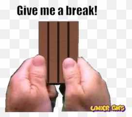 Laker Related Animated Gifs - Give Me A Break Of That Kit Kat Bar Gif Emoji,Rimshot Emoticon
