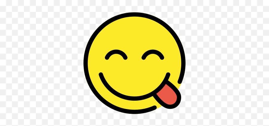 Cara Saboreando Comida Emoji - Emoji Delicioso,Yummy Emoji Png