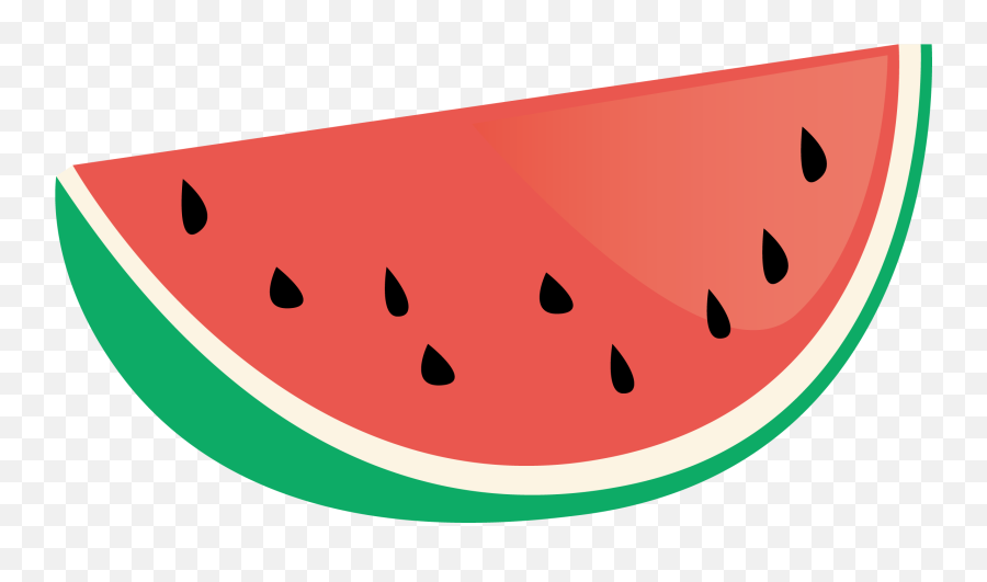 Watermelon Slice Clipart - Cute Cartoon Drawing Watermelon Emoji,Watermelon Emojis