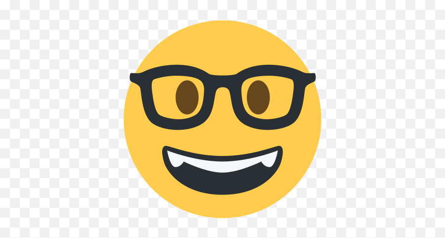 Smiley Emoji,Nerd In Emoji