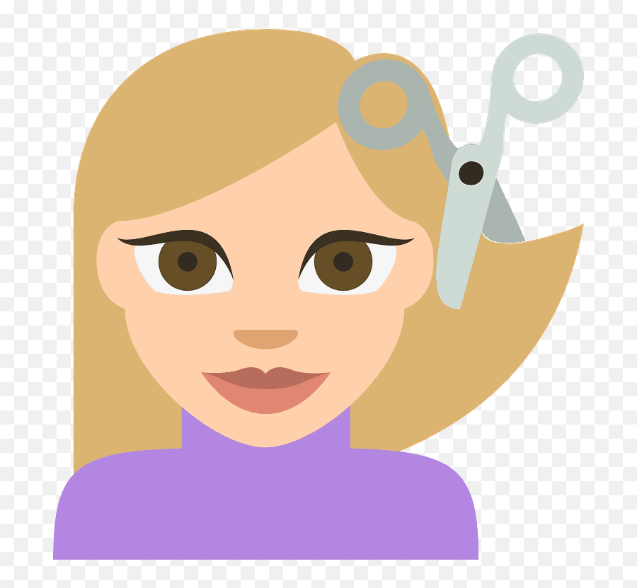 Hair Cut Emoji Png Transparent Png - Emoji,Hair Emoji