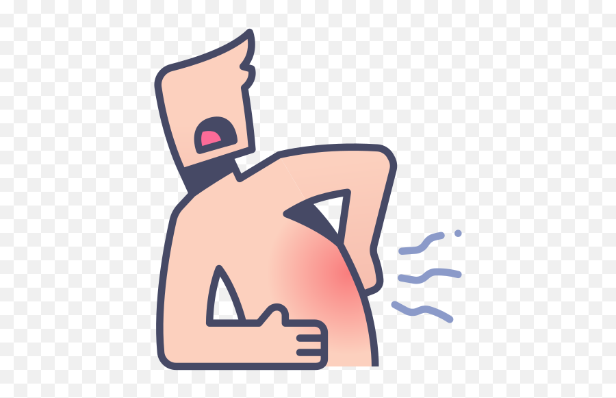 Pain Back Ache Health Painful - Dolor De Espalda Icono Emoji,Back Pain Emoji