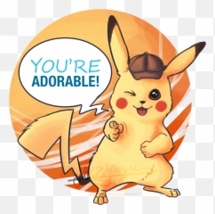 Detective Pikachu - Know Your Meme Clipart Full Size Flammable Sign Emoji