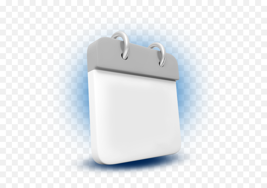3d White Calendar Featuredcontent - 3d Calendar Png Horizontal Emoji,Calendar Emoji Png