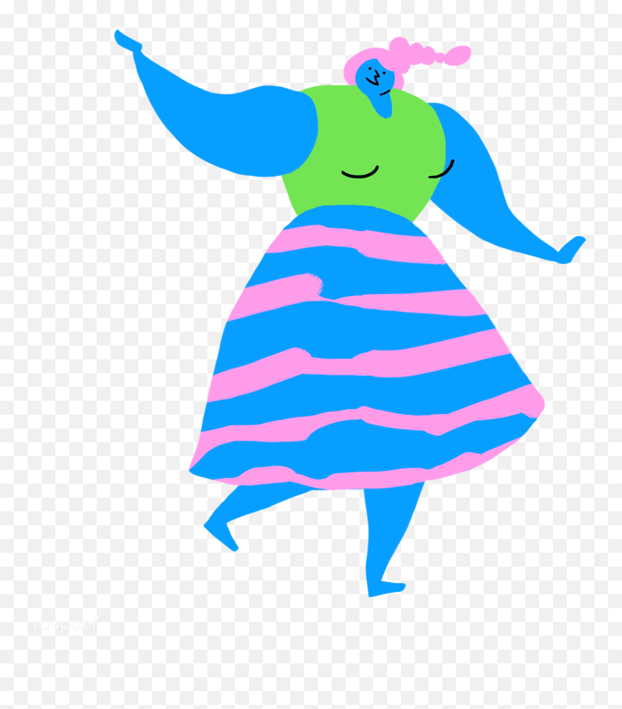 Dancing Female Character Png - Illustration Emoji,Dancing Man Emoji