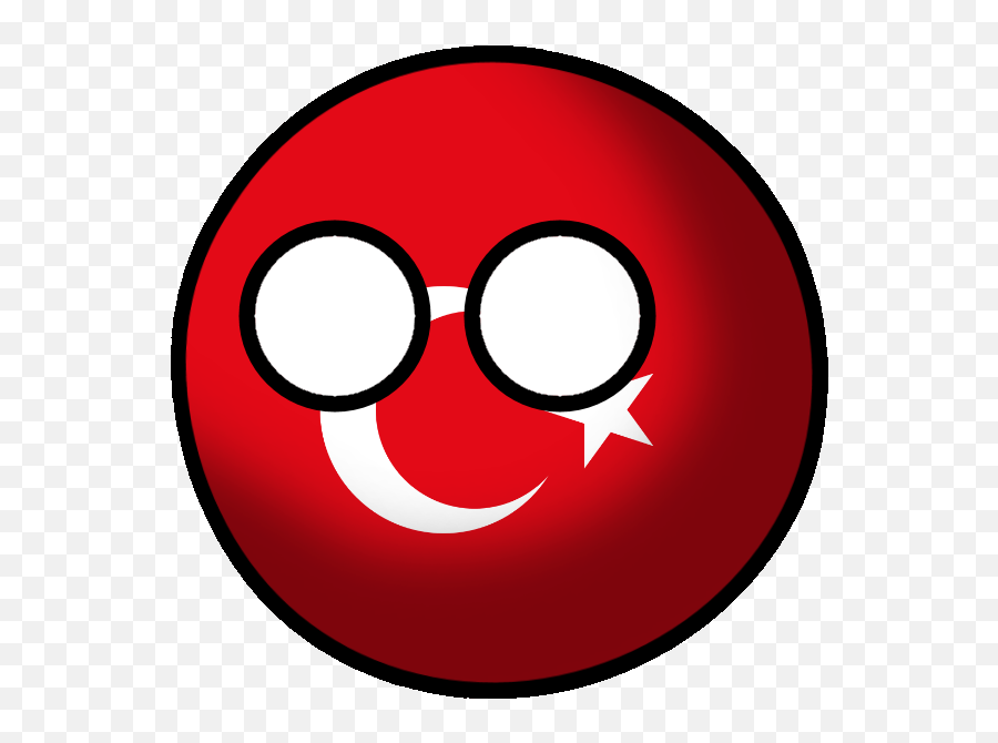 Turkeyball Countryballs Turkey Freetoedit - Turkeyball Transparent Emoji,Turkey Emoticon