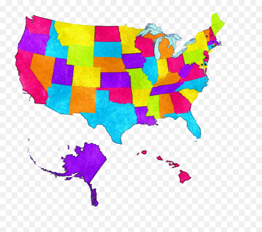 Usa Map Png - Us Divided During The Civil War Emoji,Usa Emoji Map
