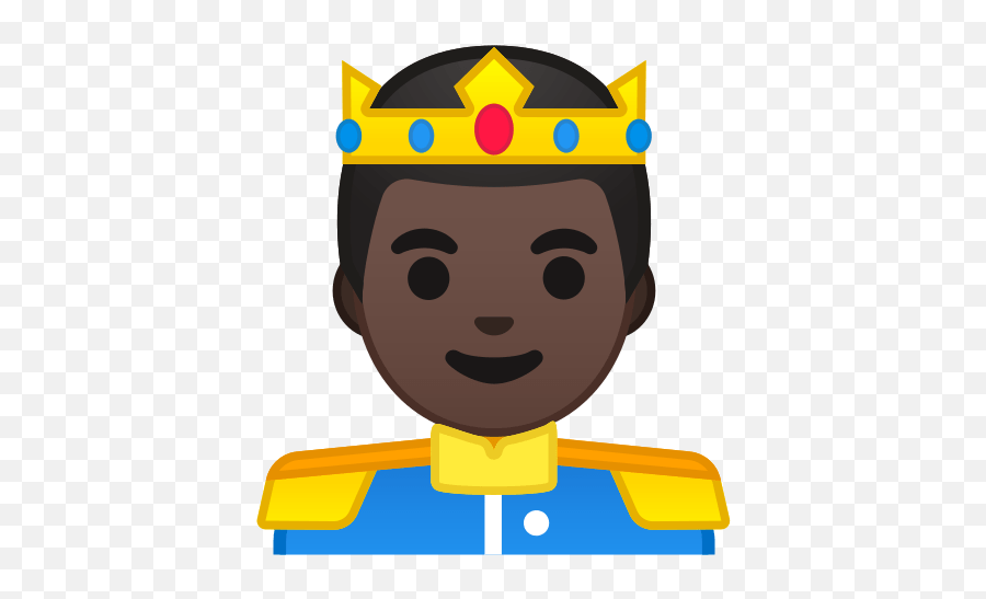 Prince Emoji With Dark Skin Tone Meaning And Pictures - Prince Icon,Skull And Crossbones Emoji
