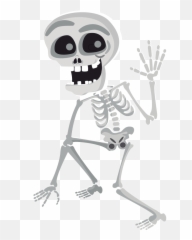 Skeleton Clipart Free Clipart Images Clipartcow 2 - Transparent Halloween Skeleton Png Emoji,Skeleton Emoji