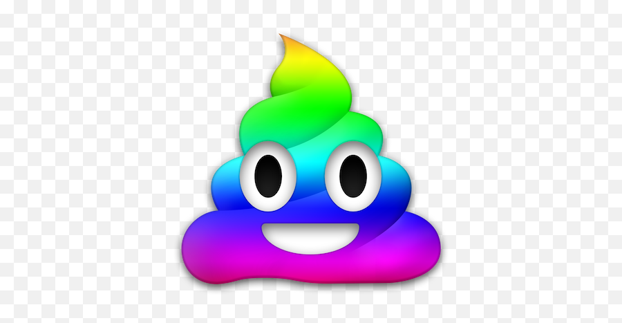 What Does Unicorn Poop Look Like - Png Rainbow Poop Emoji,Unicorn Emoji