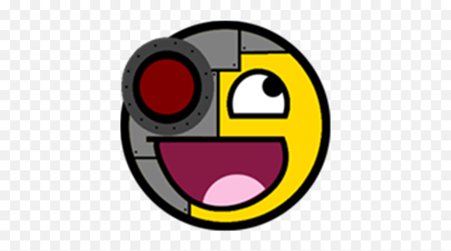 Robot Epic - Cartoon Transparent Happy Face Emoji,Robot Emoticon