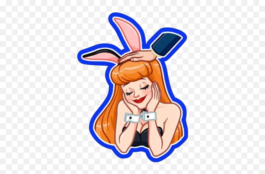 Playboy Girls Stickers - Cartoon Emoji,Playboy Emoji