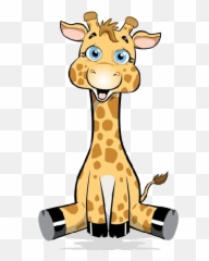 Baby Giraffe Clipart - Cute Baby Giraffe Cartoon Emoji,Giraffeemoji.com