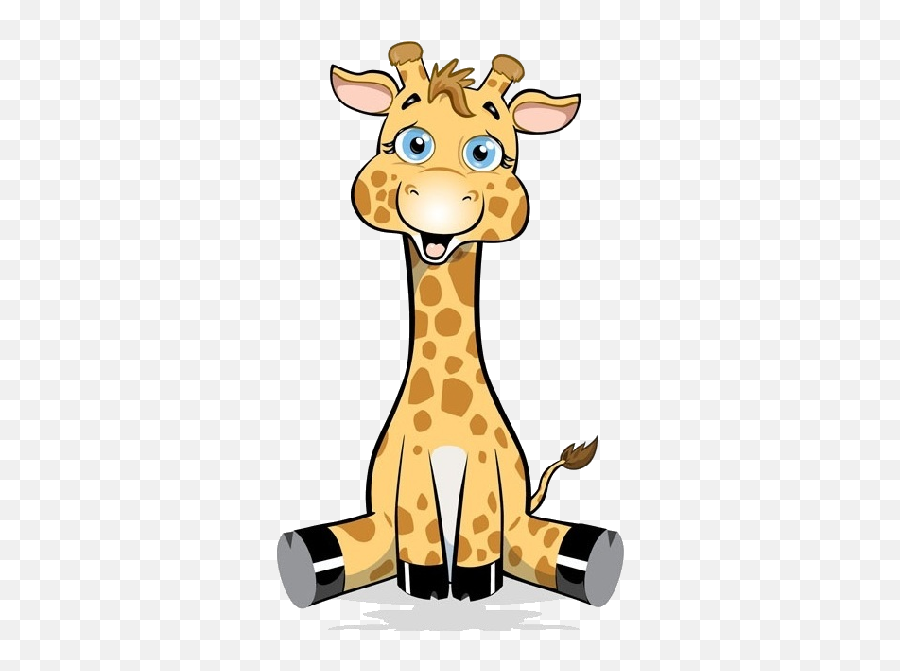 Baby Giraffe Clipart - Cute Baby Giraffe Cartoon Emoji,Giraffeemoji.com
