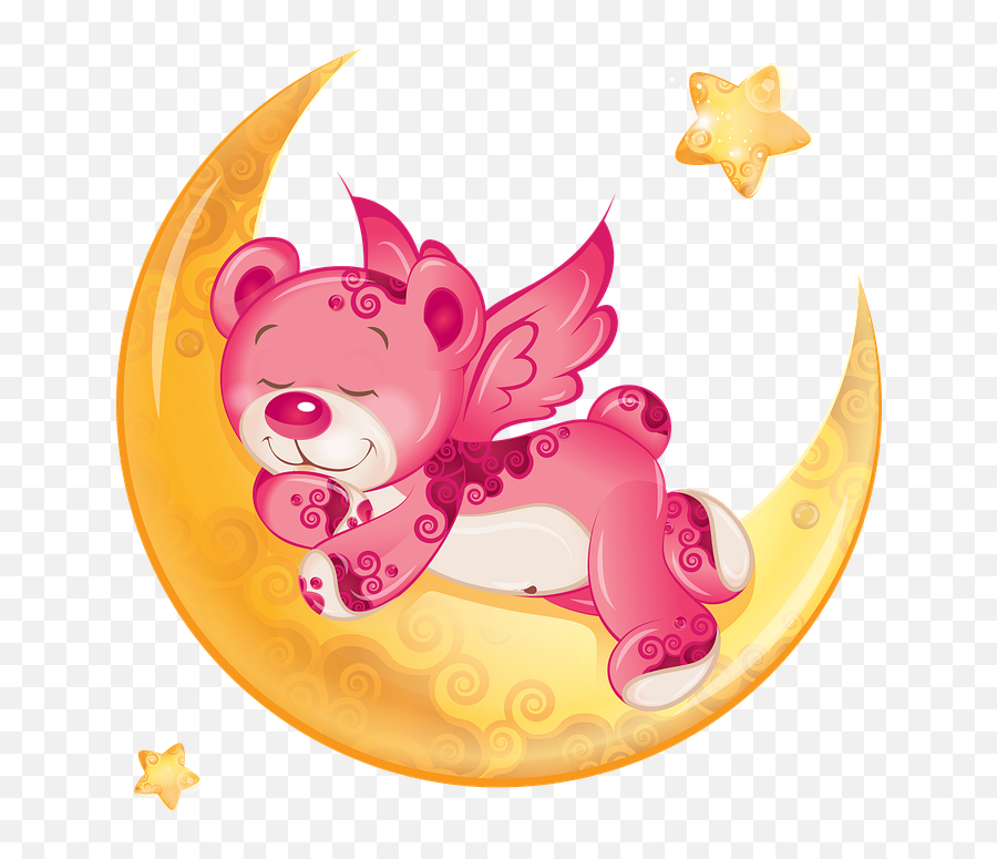 Teddy Bear Moon Mood - Teddy Bear Emoji,Fairy Tail Emoji