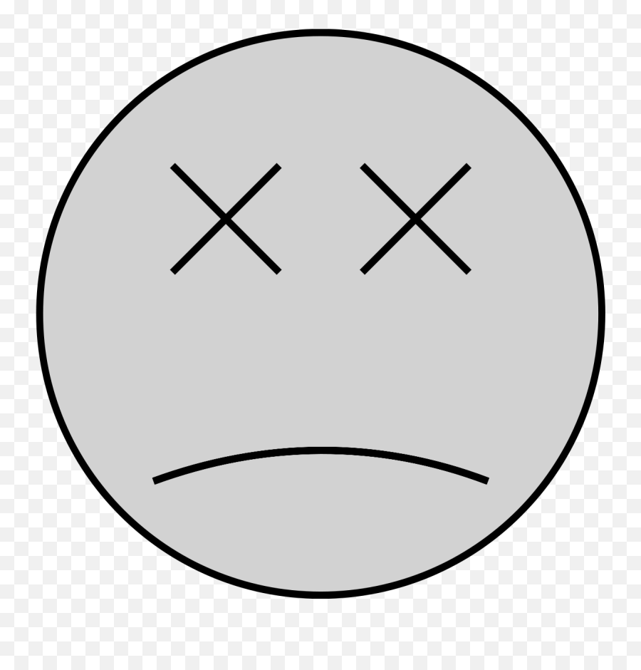 Tox Deadly Icon - Circle Emoji,Xx Emoticon