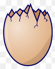 Library Of Cracked Egg Shell Image Free - Egg Shell Clipart Emoji,Cracked Egg Emoji