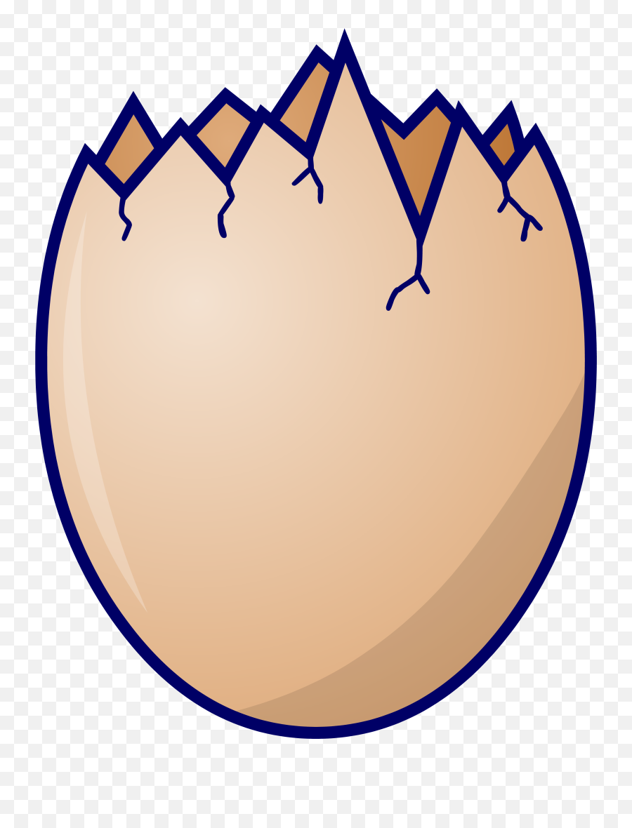 Library Of Cracked Egg Shell Image Free - Egg Shell Clipart Emoji,Cracked Egg Emoji
