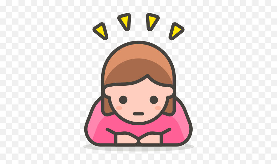 Woman Bowing Free Icon Of 780 Free Vector Emoji - Male Emoji Png Transparent Background,420 Emoji
