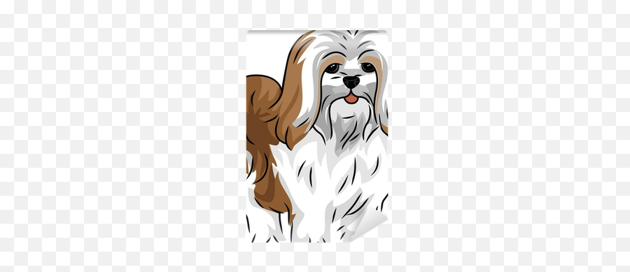 Dogs Vector Lhasa Apso Transparent - Lhasa Apso Vetor Emoji,Maltese Emoji