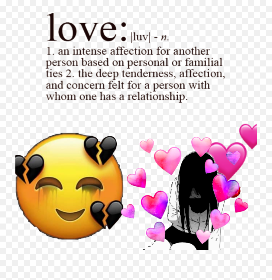 Freetoedit Sticker By Martina Romaniuk - Love An Intense Affection For Another Person Emoji,Concern Emoji