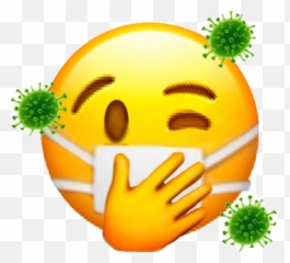 Trending Oops Stickers - Sick Emoji Corona Png,Oops Emoticon