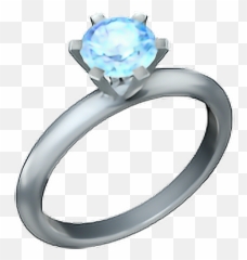 Download Ring Emoji Ring Diamond - Ring Emoji Transparent,Diamond Emoji Png