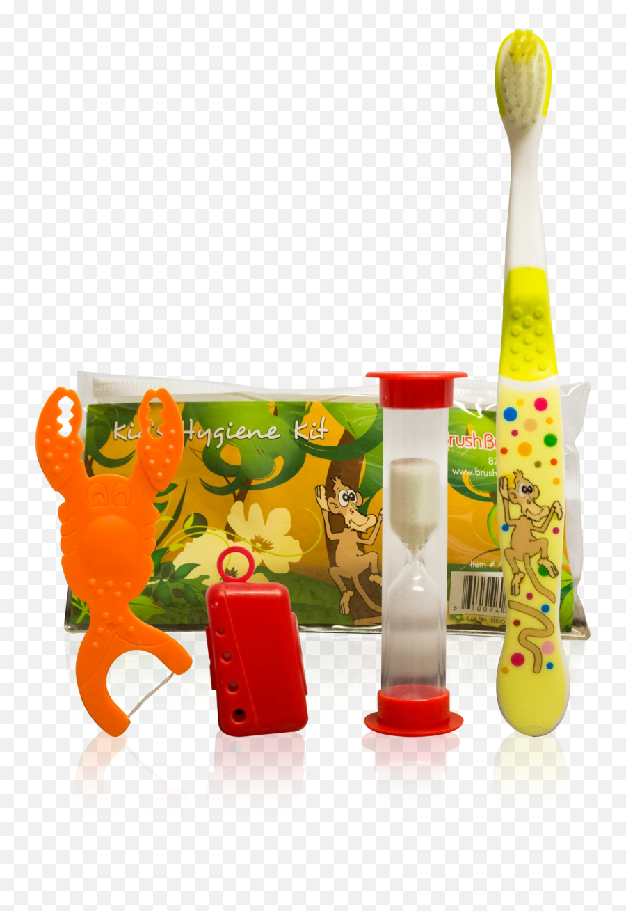 Brush Buddies Kids Hygiene Kit - Baby Toys Emoji,Three Monkey Emoji
