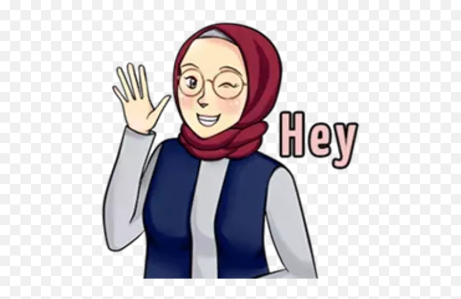 Hijab Sticker 11 - Cartoon Emoji,Hijab Emoji Download