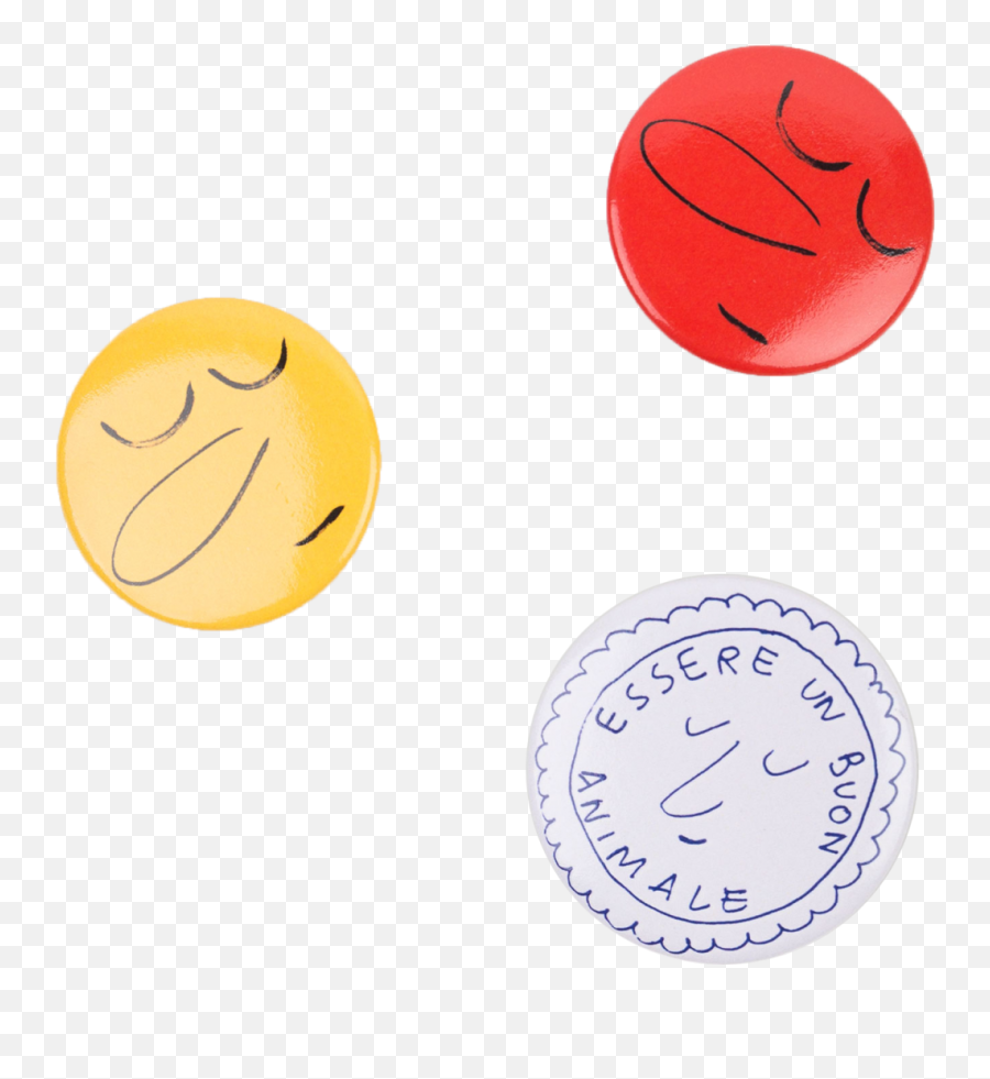 The Animals Observatory Button Badges Set - Orange Mayonnaise Circle Emoji,Underwear Emoticon