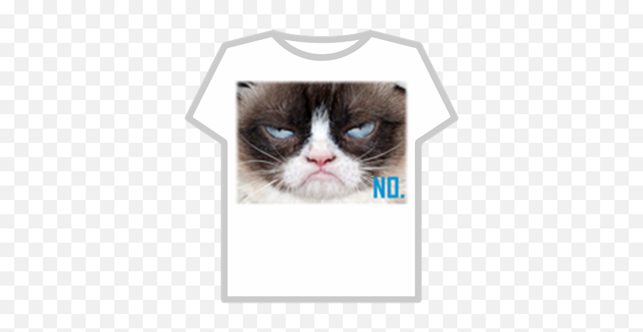 Orangespygirl Grumpy Cat No Shirt 2017 - Zephplayz T Shirt Roblox Emoji,Grumpy Cat Emoji