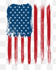USA Flag Decoration Transparent Clip Art Image - Free American Emoji