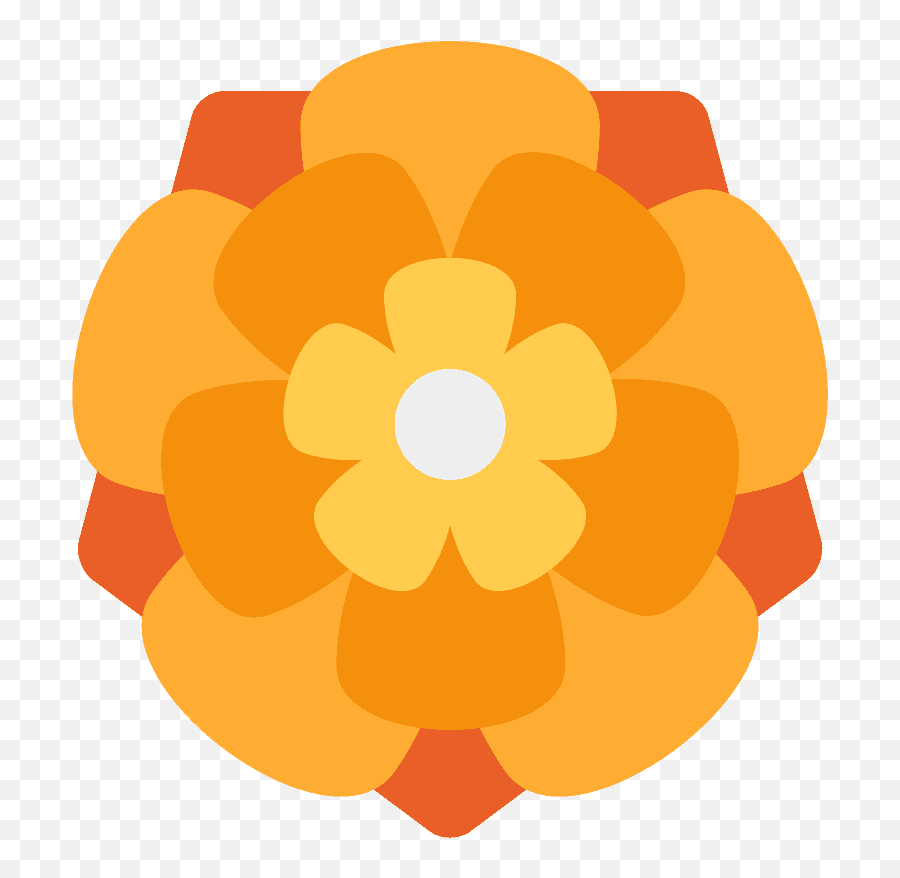 Rosette Emoji Clipart - Emoji,Twitter Rose Emoji