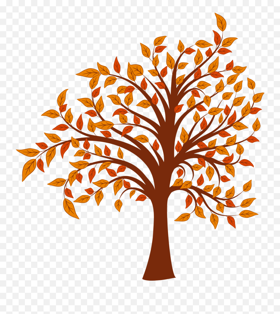 Free Fall Tree Clipartsr Download Clip Art On Png 3 - Clipartix Fall Tree Clipart Transparent Background Emoji,Fallen Leaf Emoji