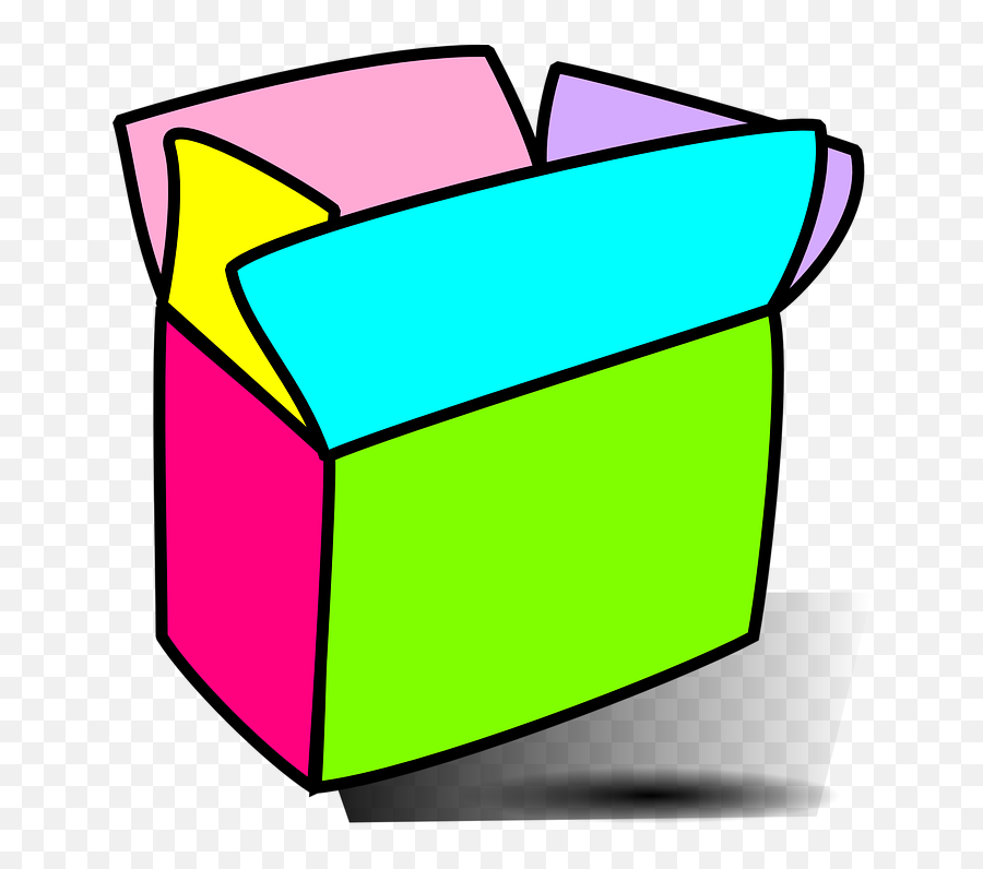 Open Box Cliparts 5 Buy Clip Art - Colorful Box Clipart Emoji,Empty Ballot Box Emoji