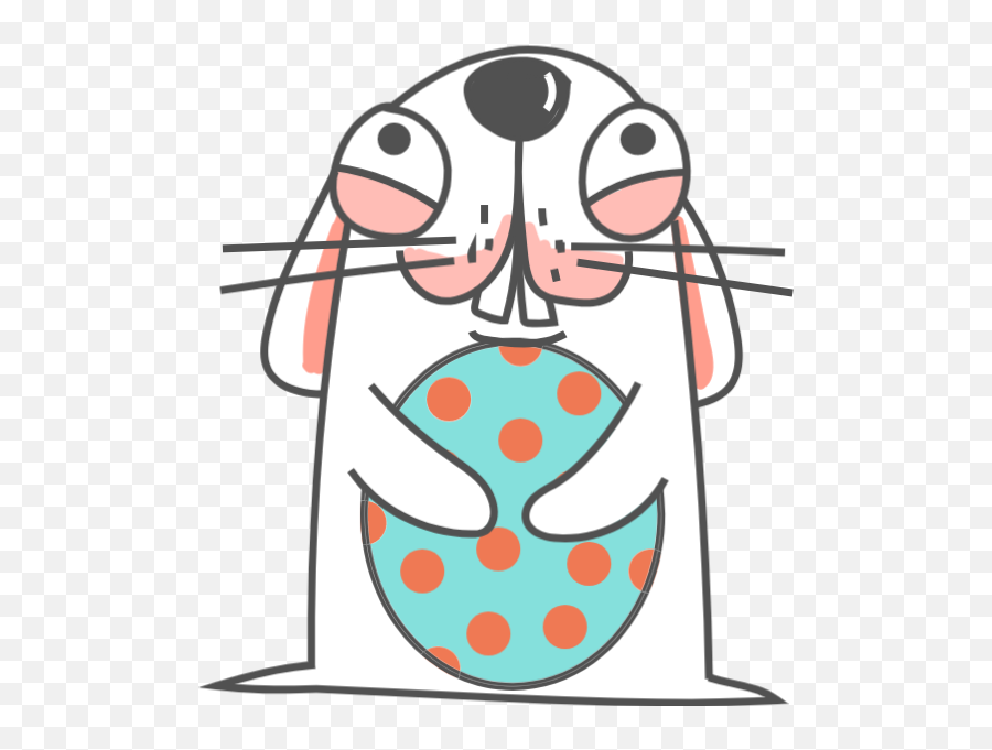 Rabbit Animal Funny Emoticons - Clip Art Emoji,Animal Emoticons