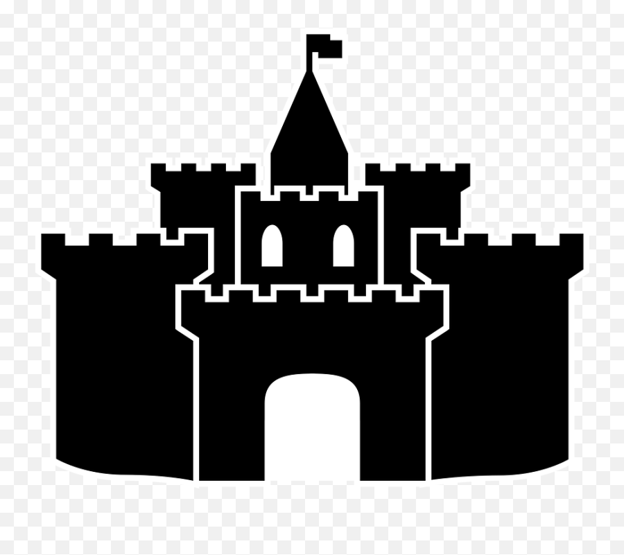 Free Castle Tower Vectors - Transparent Castle Silhouette Png Emoji,Disney Princess Emoji