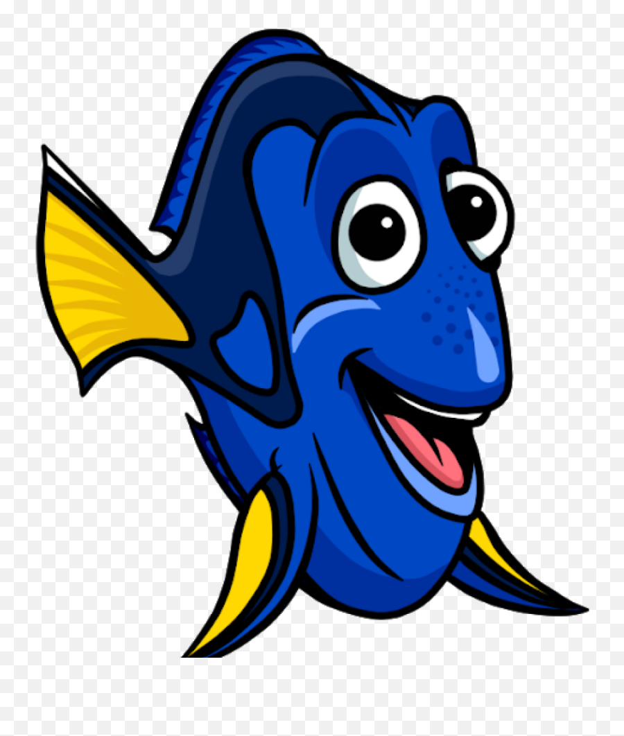 Dory Clipart Nemo And Dory Clipart At - Dory Finding Nemo Cartoon Emoji,Forgetful Emoji