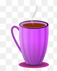 Mug Clipart Purple Cup Mug Purple Cup - Purple Coffee Cup Clipart Emoji,Purple Pickle Emoji