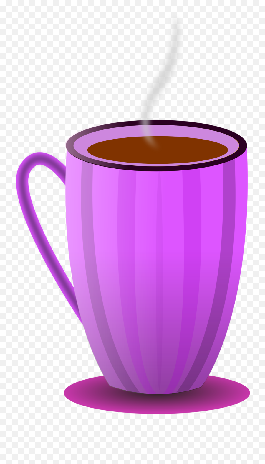 Mug Clipart Purple Cup Mug Purple Cup - Purple Coffee Cup Clipart Emoji,Purple Pickle Emoji