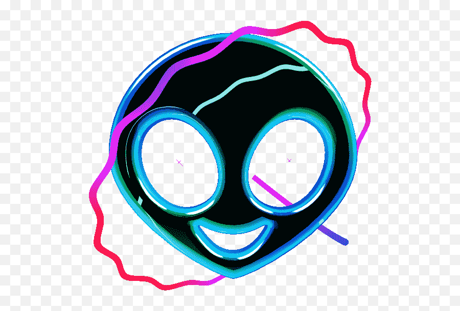 Streamelements - Alien Space Gif Transparent Emoji,Eye Twitch Emoji