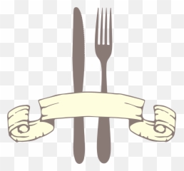 Fork Clipart Red Spoon Transparent Free - And Ribbon Png Emoji