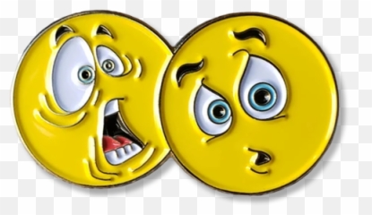 React Channel Emojis Enamel Pin - Circle,Emojis